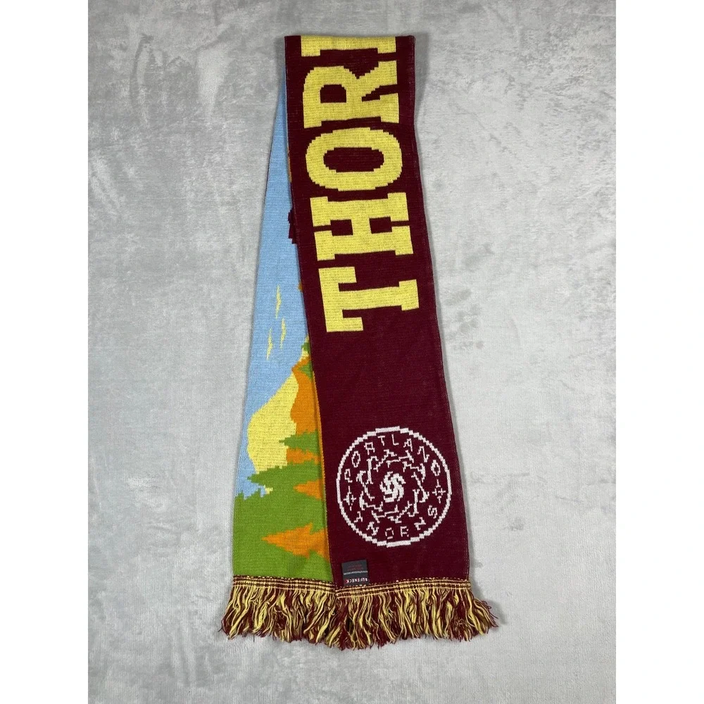 Portland Thorns FC Ruffneck Scarf Double Sided Knit Soccer Supporters